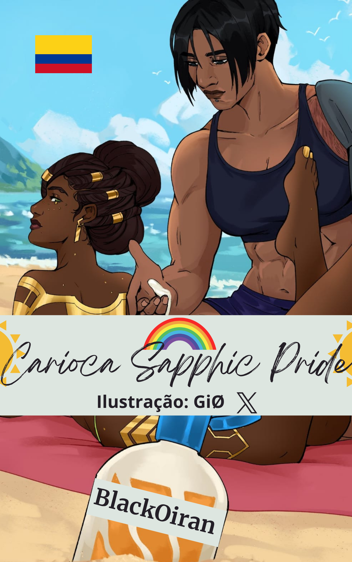 Capa de Carioca Sapphic Pride - Melvika e Caitvi ES-LA